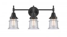 Innovations Lighting 447-3W-BK-G184S-LED - Canton - 3 Light - 23 inch - Matte Black - Bath Vanity Light