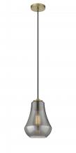 Innovations Lighting 490-1P-BB-G573-7-LED - Fairfield - 1 Light - 7 inch - Brushed Brass - Cord hung - Mini Pendant