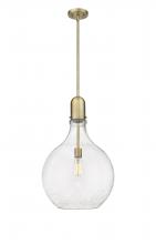 Innovations Lighting 492-1S-BB-G584-16 - Amherst - 1 Light - 16 inch - Brushed Brass - Stem hung - Pendant