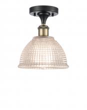 Innovations Lighting 516-1C-BAB-G422-LED - Arietta - 1 Light - 8 inch - Black Antique Brass - Semi-Flush Mount