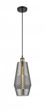 Innovations Lighting 516-1P-BAB-G683-7-LED - Windham - 1 Light - 7 inch - Black Antique Brass - Cord hung - Mini Pendant
