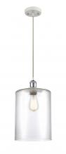 Innovations Lighting 516-1P-WPC-G112-L-LED - Cobbleskill - 1 Light - 9 inch - White Polished Chrome - Cord hung - Mini Pendant