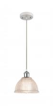 Innovations Lighting 516-1P-WPC-G422-LED - Arietta - 1 Light - 8 inch - White Polished Chrome - Cord hung - Mini Pendant