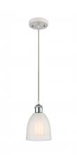 Innovations Lighting 516-1P-WPC-G441 - Brookfield - 1 Light - 6 inch - White Polished Chrome - Cord hung - Mini Pendant