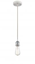 Innovations Lighting 516-1P-WPC-LED - Bare Bulb - 1 Light - 5 inch - White Polished Chrome - Cord hung - Mini Pendant