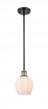 Innovations Lighting 516-1S-BAB-G461-6-LED - Norfolk - 1 Light - 6 inch - Black Antique Brass - Mini Pendant