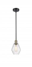 Innovations Lighting 516-1S-BAB-G654-6-LED - Cindyrella - 1 Light - 6 inch - Black Antique Brass - Mini Pendant