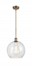 Innovations Lighting 516-1S-BB-G124-12-LED - Athens - 1 Light - 12 inch - Brushed Brass - Mini Pendant