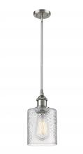 Innovations Lighting 516-1S-SN-G112 - Cobbleskill - 1 Light - 5 inch - Brushed Satin Nickel - Mini Pendant