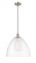 Innovations Lighting 516-1S-SN-GBD-162-LED - Bristol - 1 Light - 16 inch - Brushed Satin Nickel - Pendant