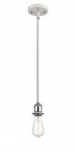 Innovations Lighting 516-1S-WPC-LED - Bare Bulb - 1 Light - 5 inch - White Polished Chrome - Mini Pendant