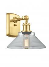 Innovations Lighting 516-1W-SG-G132-LED - Orwell - 1 Light - 8 inch - Satin Gold - Sconce