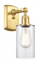 Innovations Lighting 516-1W-SG-G802-LED - Clymer - 1 Light - 4 inch - Satin Gold - Sconce