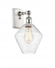 Innovations Lighting 516-1W-WPC-G654-8-LED - Cindyrella - 1 Light - 8 inch - White Polished Chrome - Sconce