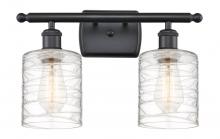 Innovations Lighting 516-2W-BK-G1113-LED - Cobbleskill - 2 Light - 15 inch - Matte Black - Bath Vanity Light