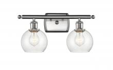 Innovations Lighting 516-2W-SN-G124-6 - Athens - 2 Light - 16 inch - Brushed Satin Nickel - Bath Vanity Light