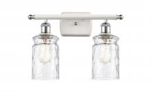 Innovations Lighting 516-2W-WPC-G352-LED - Candor - 2 Light - 15 inch - White Polished Chrome - Bath Vanity Light