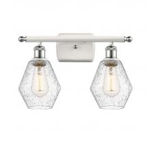 Innovations Lighting 516-2W-WPC-G654-6-LED - Cindyrella - 2 Light - 16 inch - White Polished Chrome - Bath Vanity Light