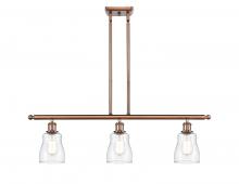 Innovations Lighting 516-3I-AC-G392 - Ellery - 3 Light - 36 inch - Antique Copper - Cord hung - Island Light