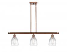 Innovations Lighting 516-3I-AC-G442-LED - Brookfield - 3 Light - 36 inch - Antique Copper - Cord hung - Island Light