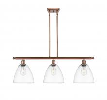 Innovations Lighting 516-3I-AC-GBD-92-LED - Bristol - 3 Light - 36 inch - Antique Copper - Cord hung - Island Light