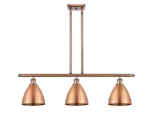 Innovations Lighting 516-3I-AC-MBD-75-AC - Bristol - 3 Light - 36 inch - Antique Copper - Cord hung - Island Light