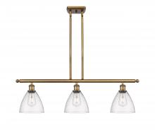 Innovations Lighting 516-3I-BB-GBD-754-LED - Bristol - 3 Light - 36 inch - Brushed Brass - Cord hung - Island Light