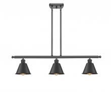 Innovations Lighting 516-3I-BK-M8 - Smithfield - 3 Light - 36 inch - Matte Black - Cord hung - Island Light