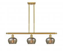 Innovations Lighting 516-3I-SG-G96-LED - Fenton - 3 Light - 36 inch - Satin Gold - Cord hung - Island Light