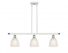 Innovations Lighting 516-3I-WPC-G381-LED - Castile - 3 Light - 36 inch - White Polished Chrome - Cord hung - Island Light