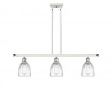 Innovations Lighting 516-3I-WPC-G442-LED - Brookfield - 3 Light - 36 inch - White Polished Chrome - Cord hung - Island Light