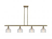 Innovations Lighting 516-4I-AB-G412 - Dayton - 4 Light - 48 inch - Antique Brass - Cord hung - Island Light