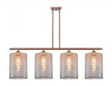 Innovations Lighting 516-4I-AC-G116-L - Cobbleskill - 4 Light - 48 inch - Antique Copper - Cord hung - Island Light