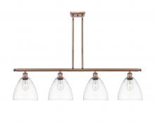 Innovations Lighting 516-4I-AC-GBD-92-LED - Bristol - 4 Light - 48 inch - Antique Copper - Cord hung - Island Light