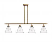 Innovations Lighting 516-4I-BB-GBC-84-LED - Berkshire - 4 Light - 48 inch - Brushed Brass - Cord hung - Island Light