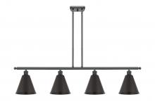 Innovations Lighting 516-4I-BK-MBC-8-BK-LED - Berkshire - 4 Light - 48 inch - Matte Black - Cord hung - Island Light