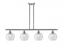 Innovations Lighting 516-4I-SN-G124-8 - Athens - 4 Light - 48 inch - Brushed Satin Nickel - Cord hung - Island Light