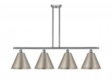 Innovations Lighting 516-4I-SN-MBC-12-SN-LED - Berkshire - 4 Light - 50 inch - Brushed Satin Nickel - Cord hung - Island Light