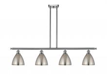 Innovations Lighting 516-4I-SN-MBD-75-SN - Bristol - 4 Light - 48 inch - Brushed Satin Nickel - Cord hung - Island Light