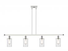 Innovations Lighting 516-4I-WPC-G802-LED - Clymer - 4 Light - 48 inch - White Polished Chrome - Cord hung - Island Light