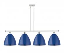 Innovations Lighting 516-4I-WPC-MBD-12-BL - Plymouth - 4 Light - 50 inch - White Polished Chrome - Cord hung - Island Light