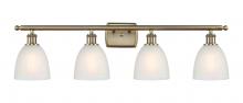 Innovations Lighting 516-4W-AB-G381-LED - Castile - 4 Light - 36 inch - Antique Brass - Bath Vanity Light