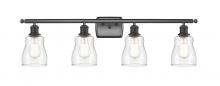 Innovations Lighting 516-4W-BK-G392-LED - Ellery - 4 Light - 35 inch - Matte Black - Bath Vanity Light