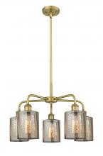 Innovations Lighting 516-5CR-BB-G116 - Cobbleskill - 5 Light - 23 inch - Brushed Brass - Chandelier