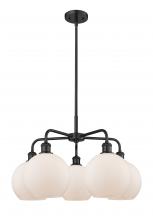 Innovations Lighting 516-5CR-BK-G121-8 - Athens - 5 Light - 26 inch - Matte Black - Chandelier