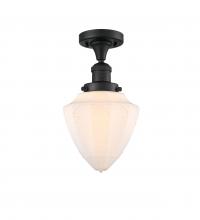 Innovations Lighting 517-1CH-BK-G661-7-LED - Bullet - 1 Light - 7 inch - Matte Black - Semi-Flush Mount