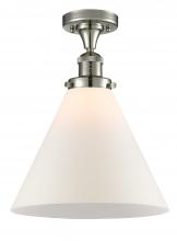 Innovations Lighting 517-1CH-PN-G41-L - Cone - 1 Light - 12 inch - Polished Nickel - Semi-Flush Mount