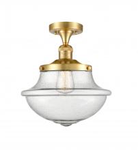 Innovations Lighting 517-1CH-SG-G544-LED - Oxford - 1 Light - 12 inch - Satin Gold - Semi-Flush Mount