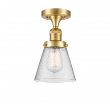 Innovations Lighting 517-1CH-SG-G64-LED - Cone - 1 Light - 7 inch - Satin Gold - Semi-Flush Mount