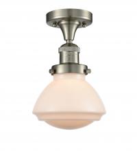 Innovations Lighting 517-1CH-SN-G321 - Olean - 1 Light - 7 inch - Brushed Satin Nickel - Semi-Flush Mount